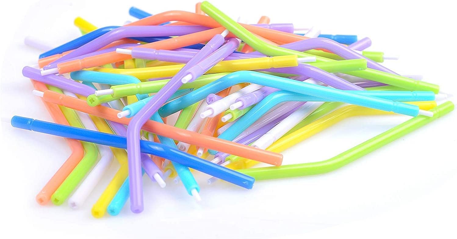 250 Stück bunte Einweg-Luft-Wassersprüh-Spritzdüsen für Labor und Büro