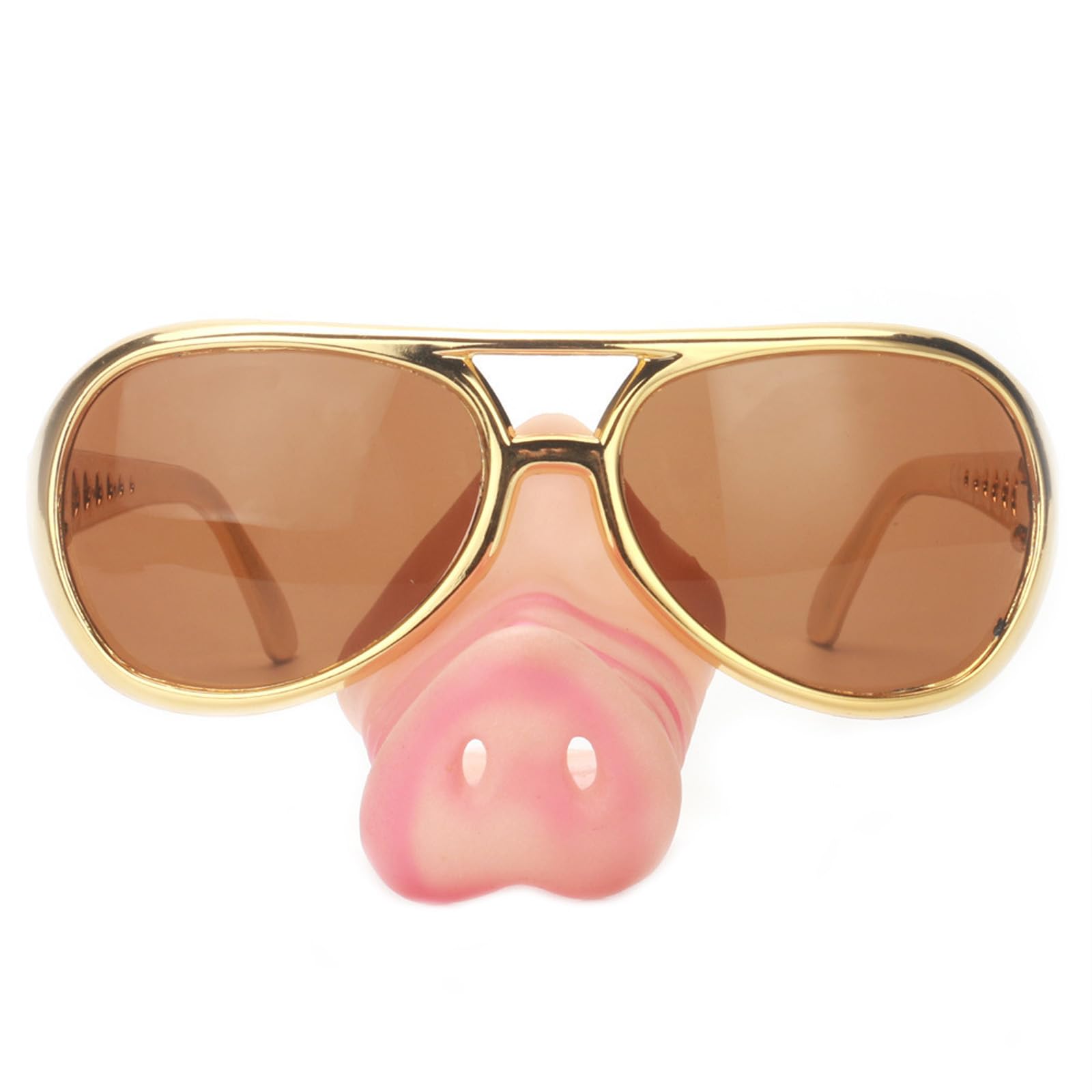 aieieii 1 Pcs Novelty Sunglasses Pig Nose Design Funny Sunglasses, Funny Novelty Party Glasses Pig Nose Party Sunglasse Suitable Cosplay And Halloween Costume Decorations