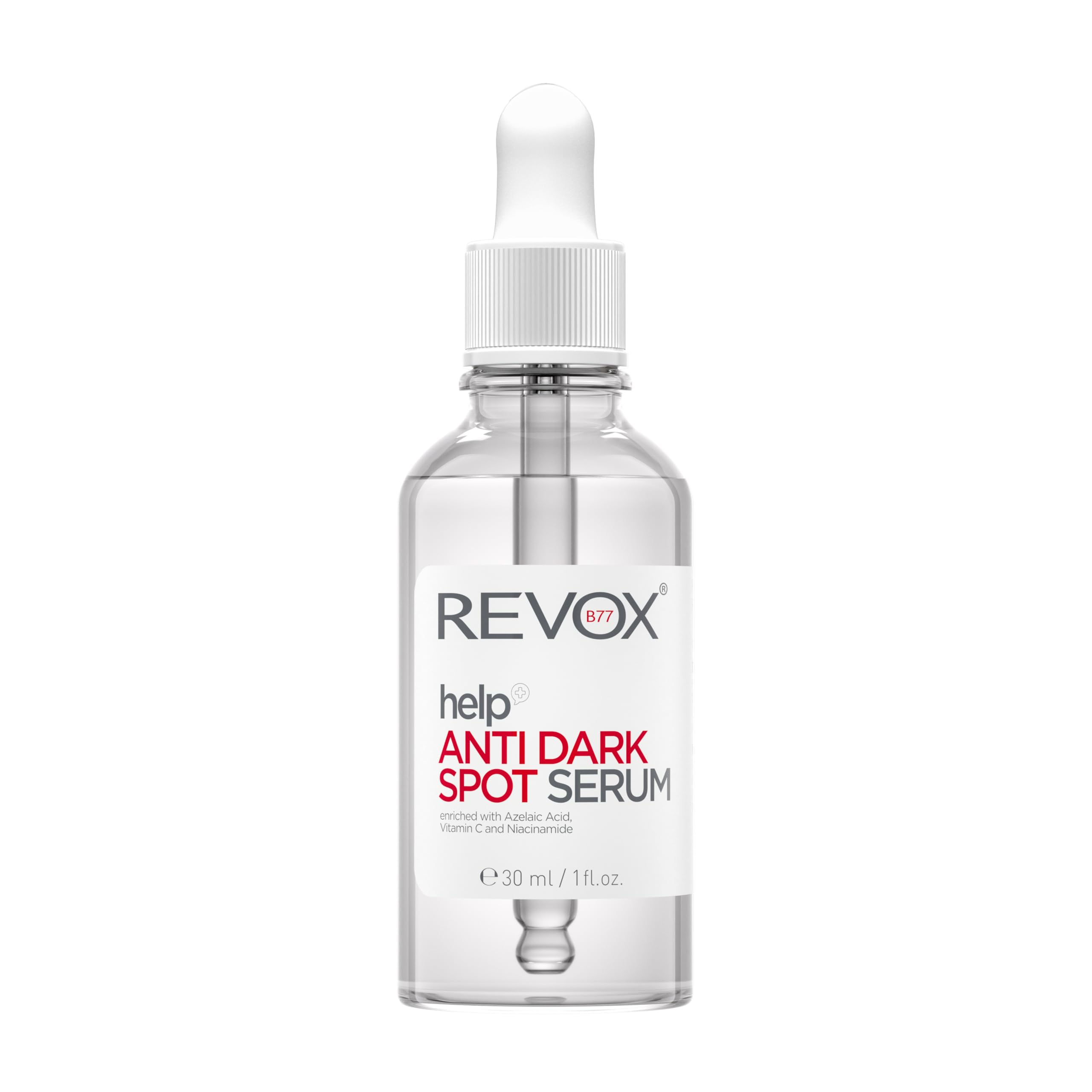 REVOX B77 - Help Anti Dark Spot Serum, 30 ml, Anti-Spot Serum, Reduces and Prevents Dark Spots, Minimizes Pigmented Acne Scars, Unifies Complexion, Revitalizes and Brightens Skin, Fast Absorption