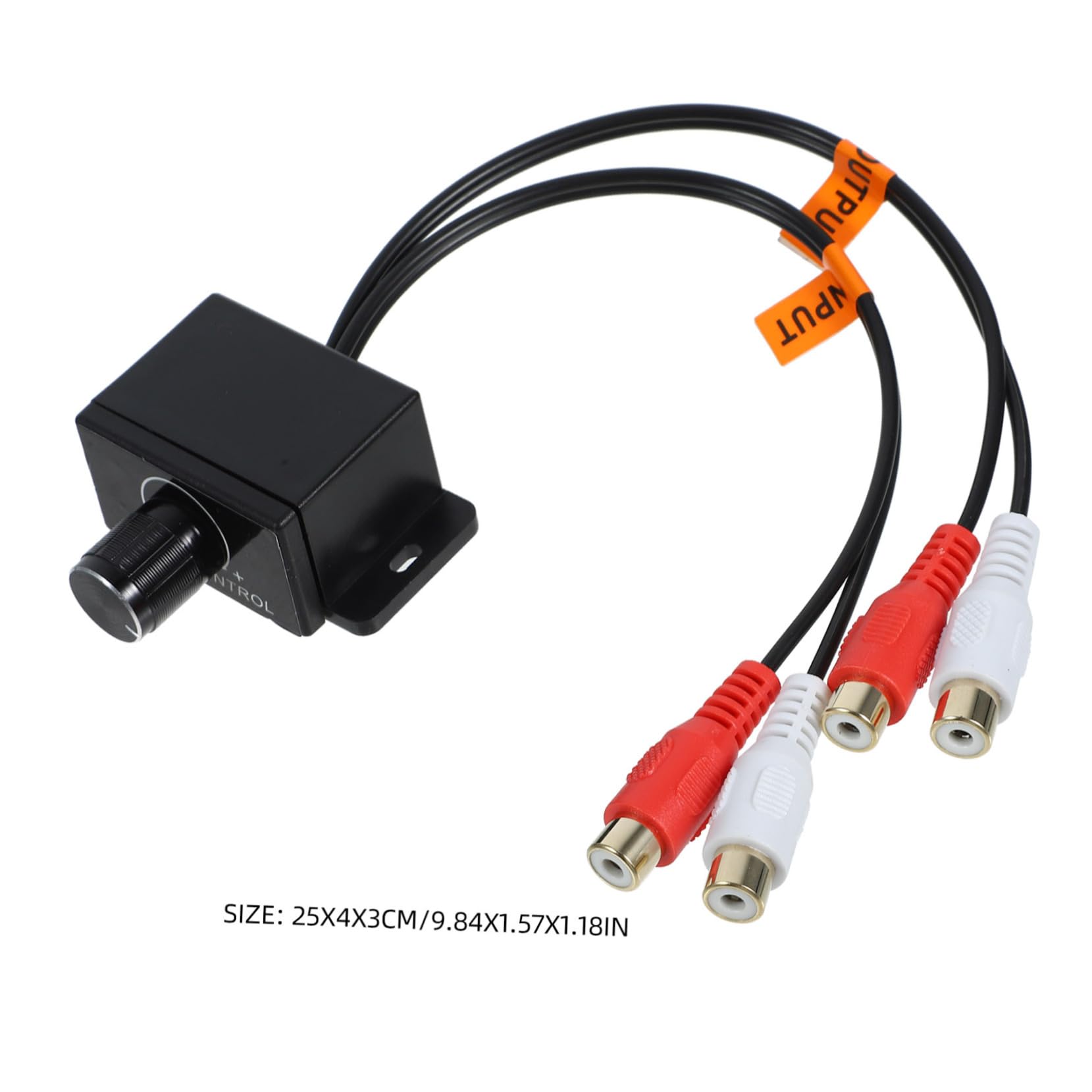 HAPINARY Car Amplifier Bass Knob Level Controller Potentiometer Knobs Precision Volume Control Bass Amp