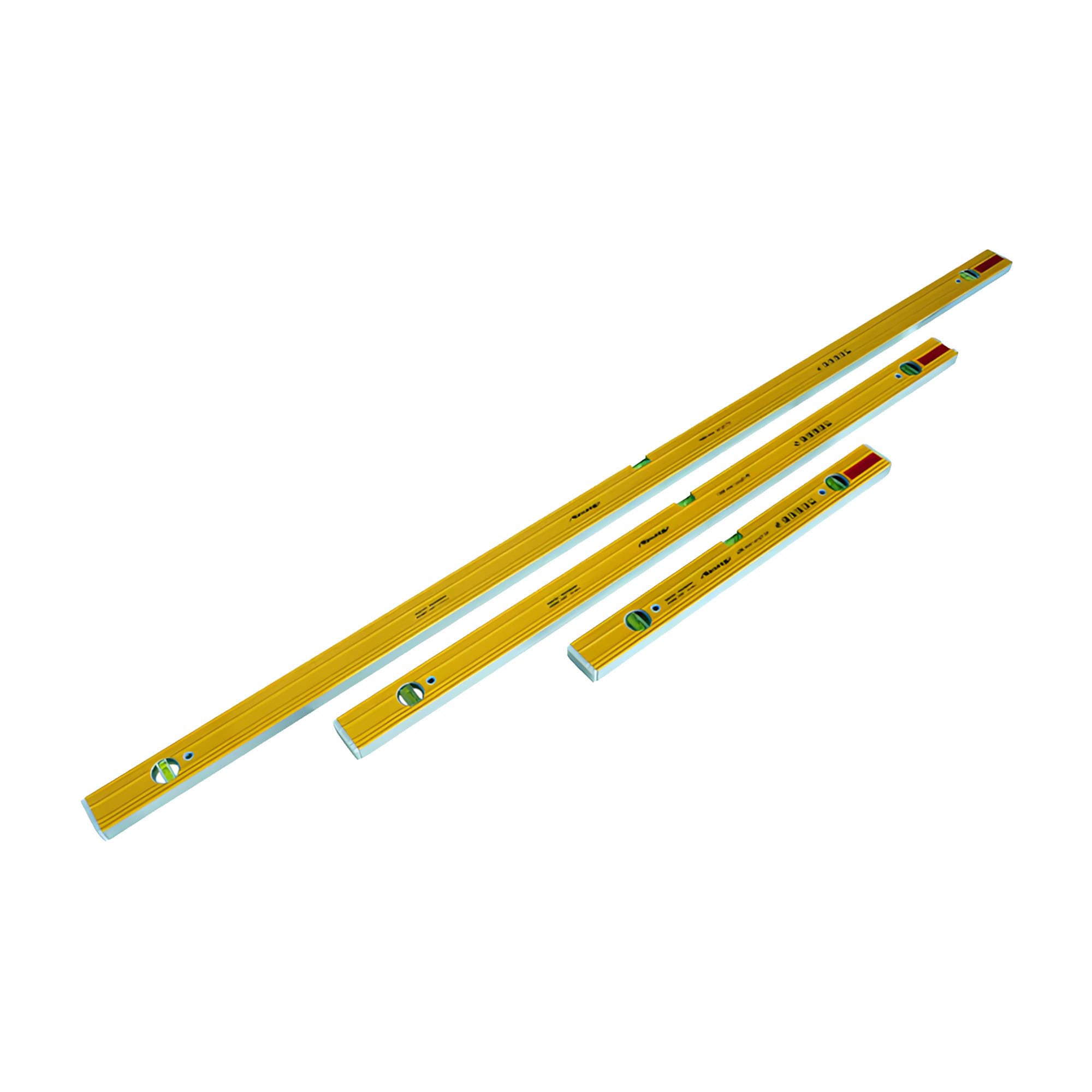 Neilsen Ct2056-3Pc Spirit Level Set: 24", 48", 72" Heavy-Duty Levels For Construction & Diy