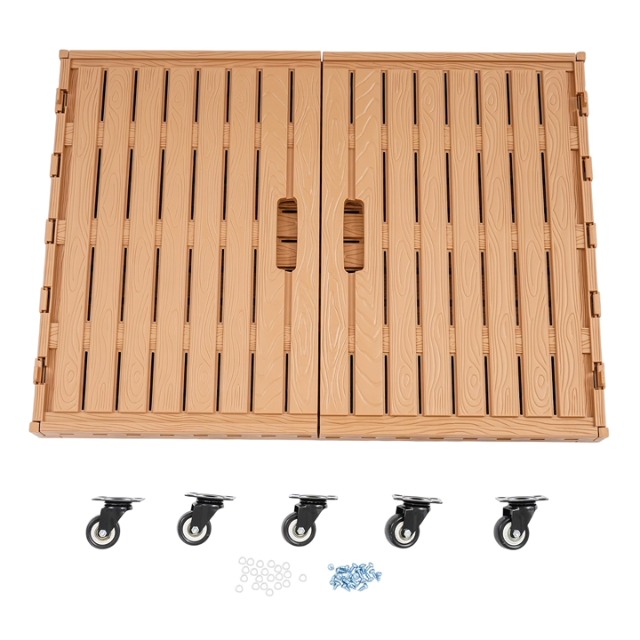 Set 2 Contenedores Plegables con Ruedas, Capacidad 440 lbs miniatura 7
