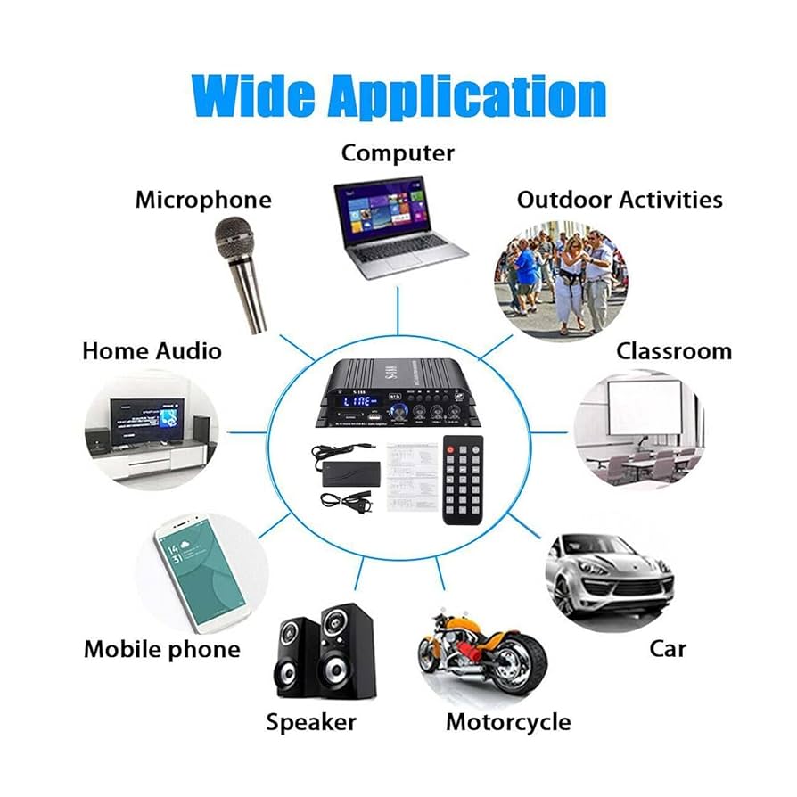 Amazon.co.jp: 多機能オーディオアンプ 1000WパワーアンプS188