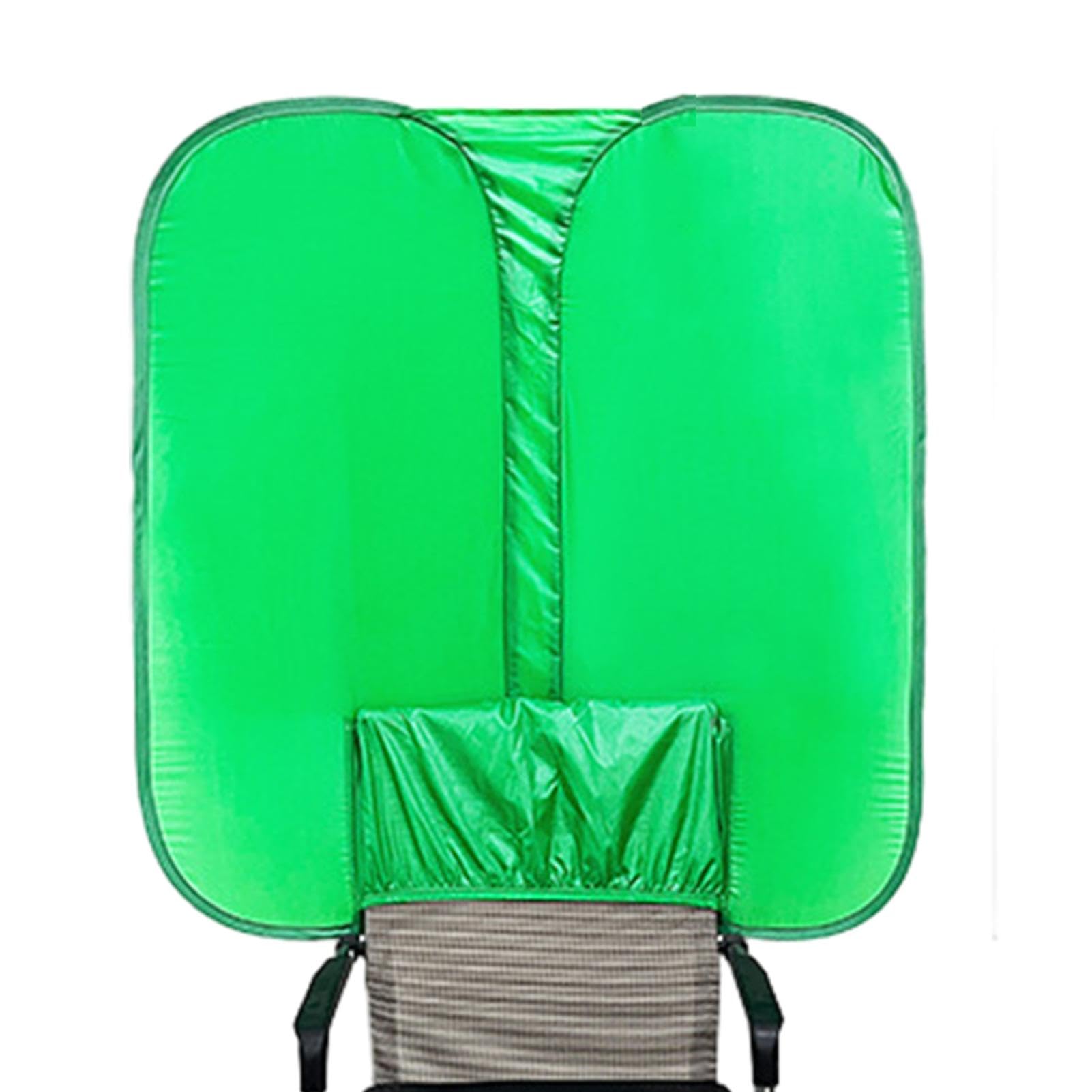 Sedie Tessuto Green Screen | Sfondo della sedia | Tessuto con schermo verde con schienale per sedia, sfondo antipiega montato su sedia su sedia, schermo verde su due lati per sedie