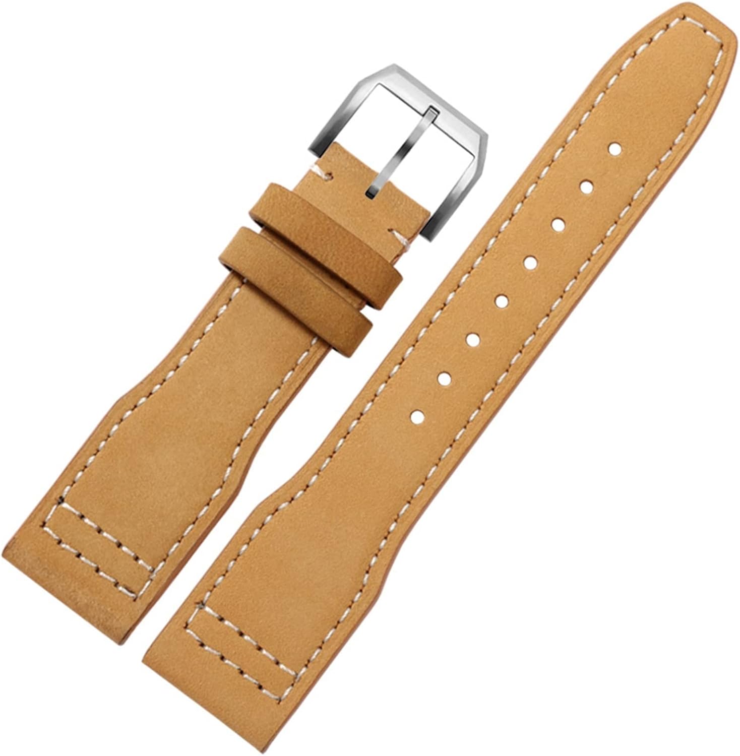 SKM 22mm The Top Leather Watch Band for IWC IW326201