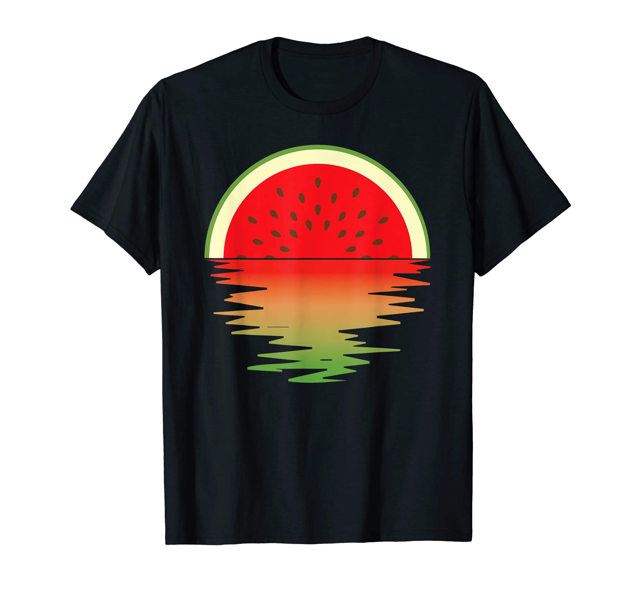 Cool Watermelon Lover Tees For Men And WomenCool Sunset Watermelon Graphic - Watermelon Lovers T-Shirt