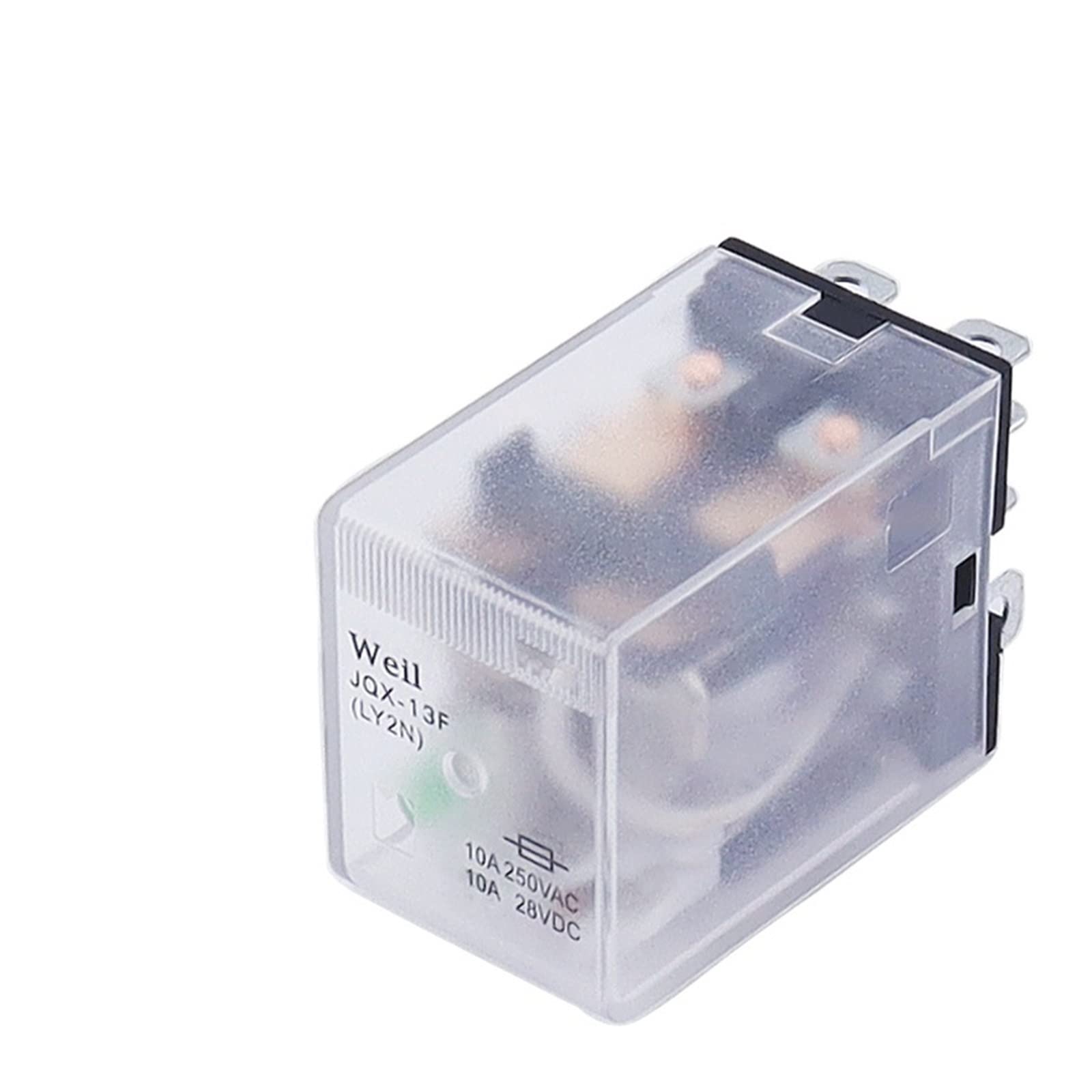 FQJYXWEWL Electronic Accessories 1Pc LY2NJ HH62P Electronic Micro Mini Electromagnetic Relay 10A 8PIN Coil DPDT DC 12V 24V 36V 48V 110V 220V(DC 220V)