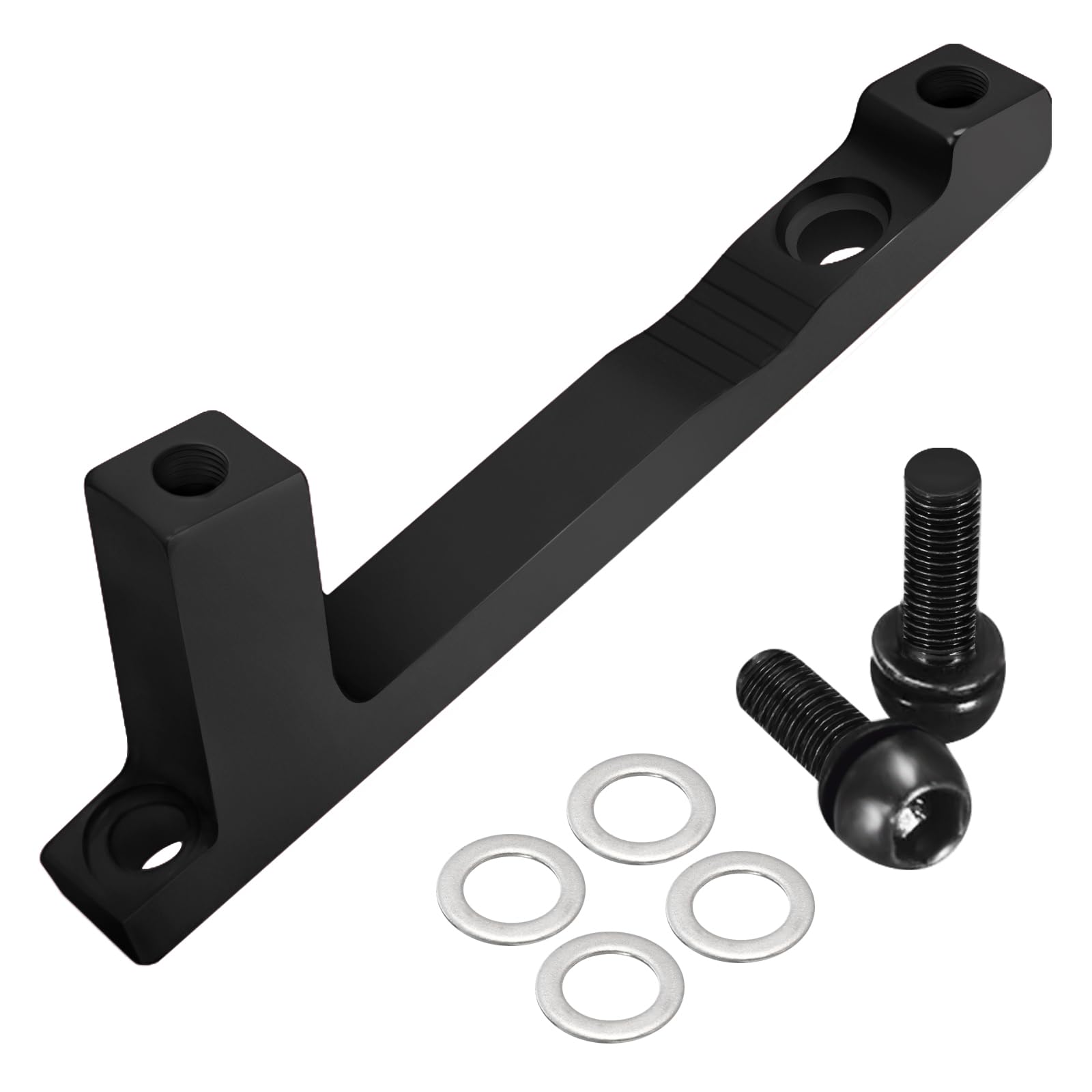 BUCKLOS PM/is Front Rear 180/203mm Disc Brake Caliper Mount Adapter Gear Parts Accessories, CNC Machined Aluminum Alloy Rotor Adapter with Bolts