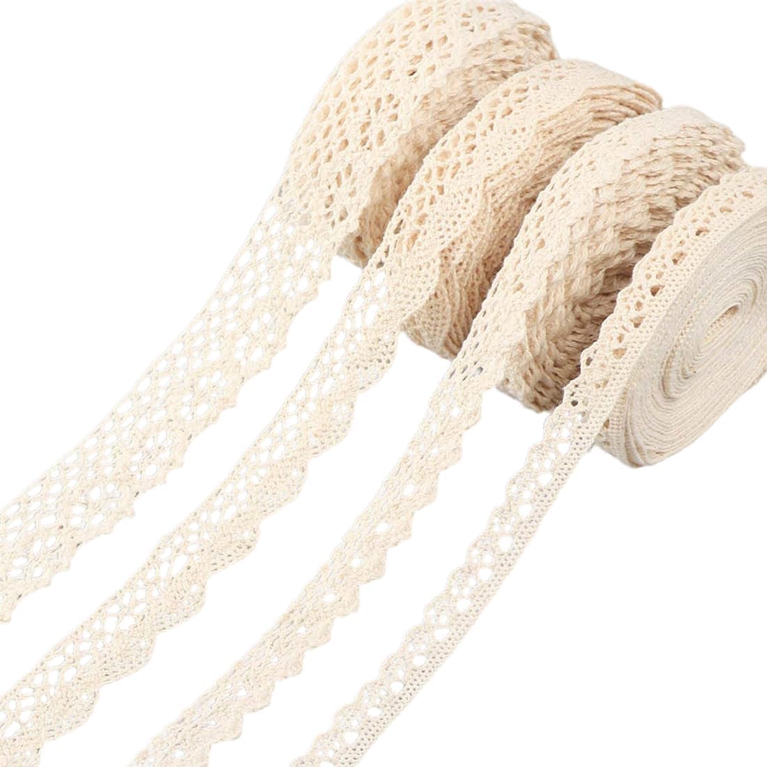 5 Metri Di Bordo In Pizzo Floreale Bordo 9 Cm Di Larghezza Bordo Del Nastro Per Cuco Fai Da Te Artigianato Decorazione Del Parto Applique Finure Abo Da Sposa - Foto 8