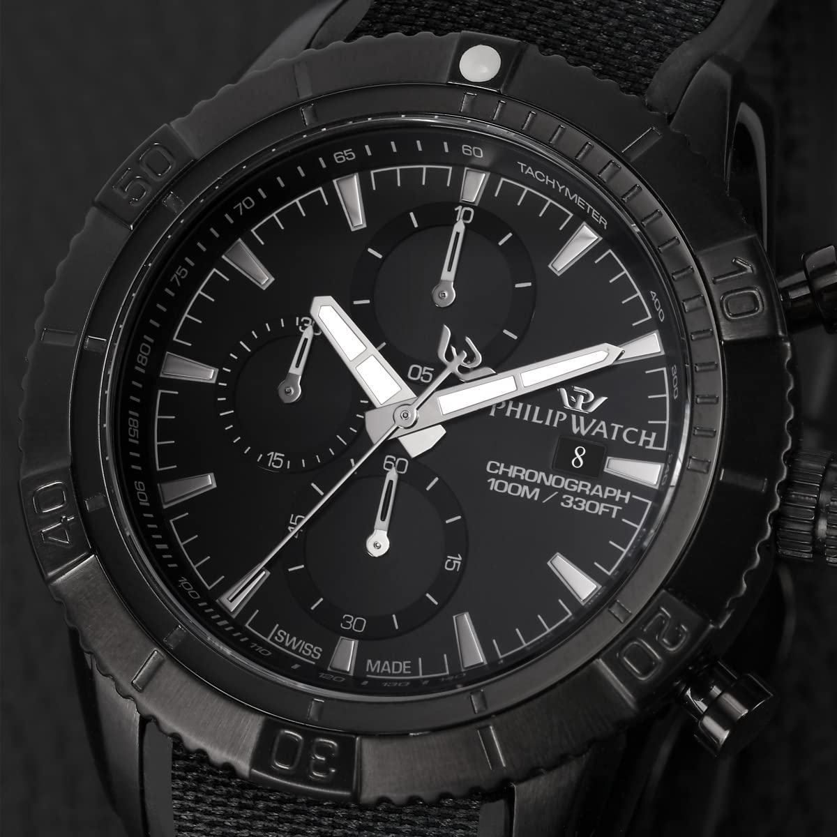 Philip Watch Champion Orologio Uomo, Cronografo, Analogico - R8271615002