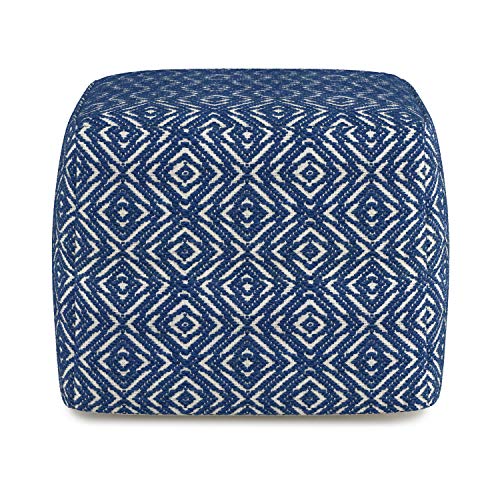 SIMPLIHOME-Graham-Square-Pouf-Footstool-Upholstered-in-Patterned-Blue-Natural-Hand-Woven-Cotton-for-the-Living-Room-Bedroom-and-Kids-Room-Transitional-Boho SIMPLIHOME Graham Square Pouf Footstool Upholstered in Patterned Blue Natural Hand Woven Cotton for the Living Room Bedroom and Kids Room Transitional Boho