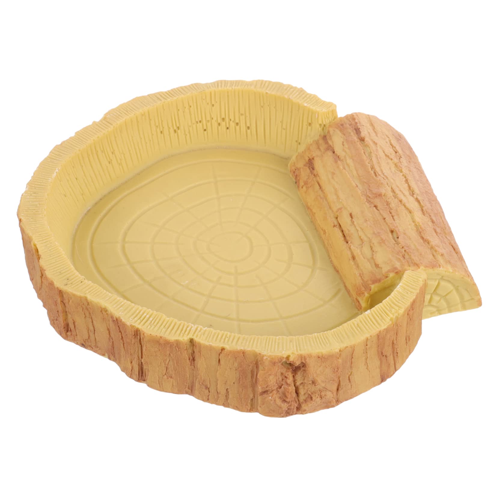 Toyvian Ciotola per Rettili in Resina, Arancione, Facile da Pulire, per Cibo e Acqua nel Terrario, Accessorio per Rettili e Tartarughe