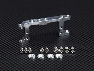 GPM for Kyosho Mini Inferno Upgrade Parts Aluminum Servo Mount with Screws & Shims (for Hitec, Jr Servo) - 1Pc Set Silver