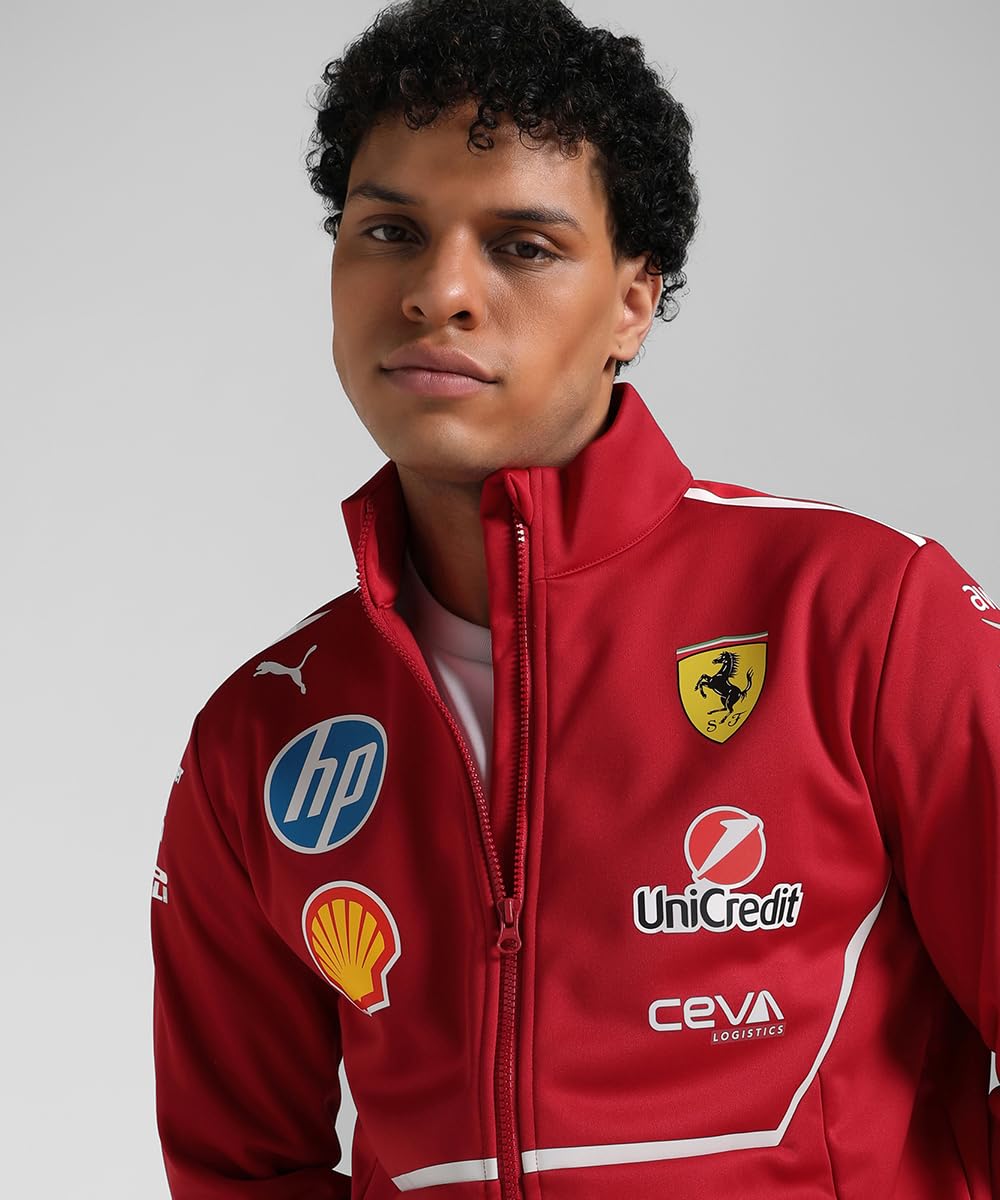 PUMA Scuderia Ferrari F1 Giacca Softshell Team 2025 - Rosso