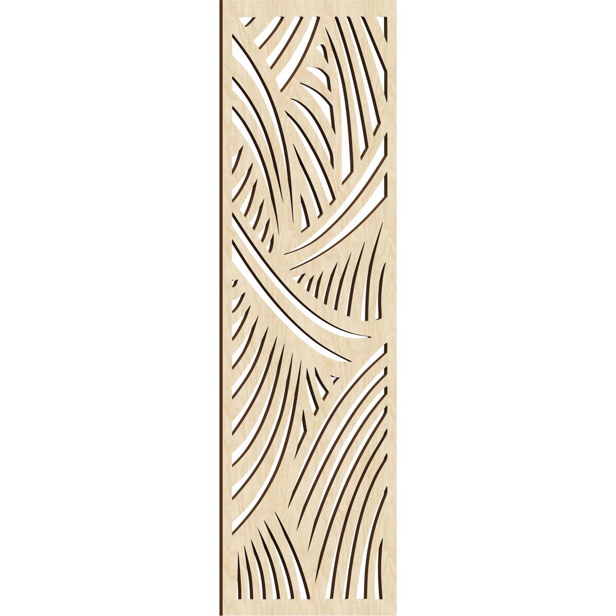 Chester Decorative Pierced Fretwork Wood Wall Panels, 19 3/8"W x 49 3/8"H x 1/4"T, Birch