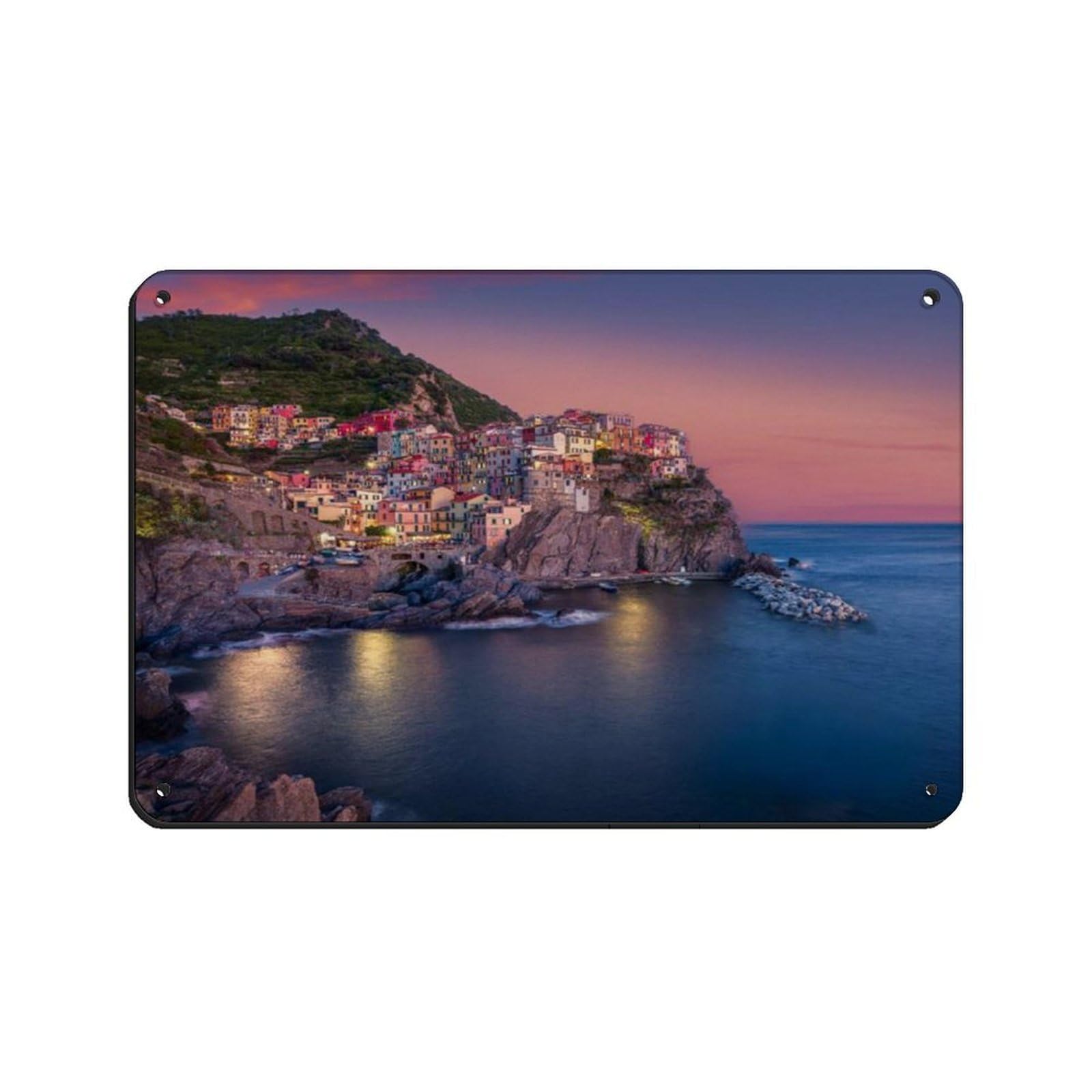 Manarola plaque métal vintage pour habiller un mur vide déco pub maison