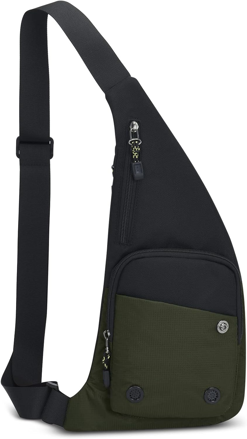 Borsa A Tracolla Uomo DORRISO - Leggera, Impermeabile, 23x42 Cm, Con Tante Tasche, Grigio - Foto 5