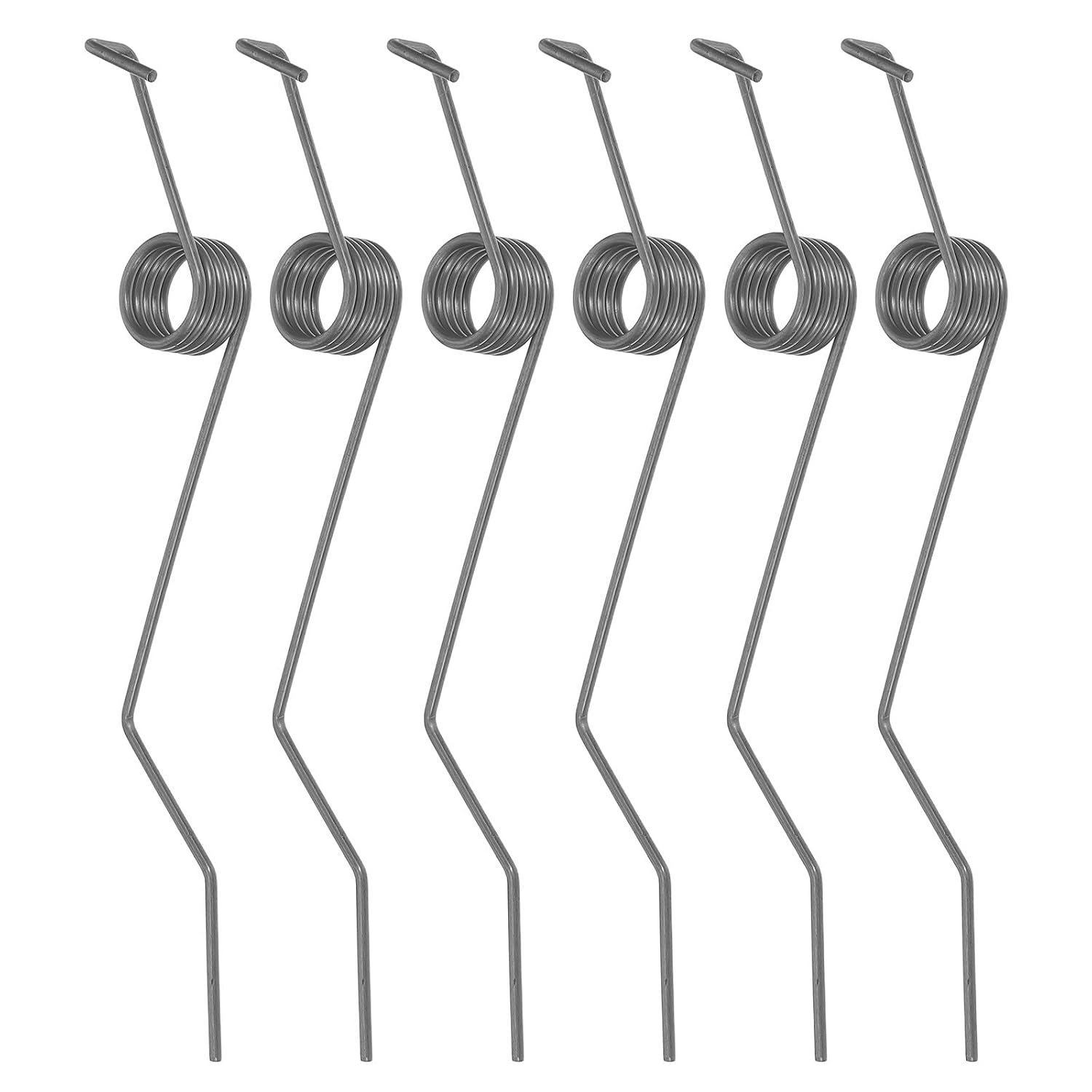 6pcs Trash Can Lid Torsion Springs, Mechanical Springs for Garbage Can, DIY Replacement Accessories, for Home Utility Waste Basket