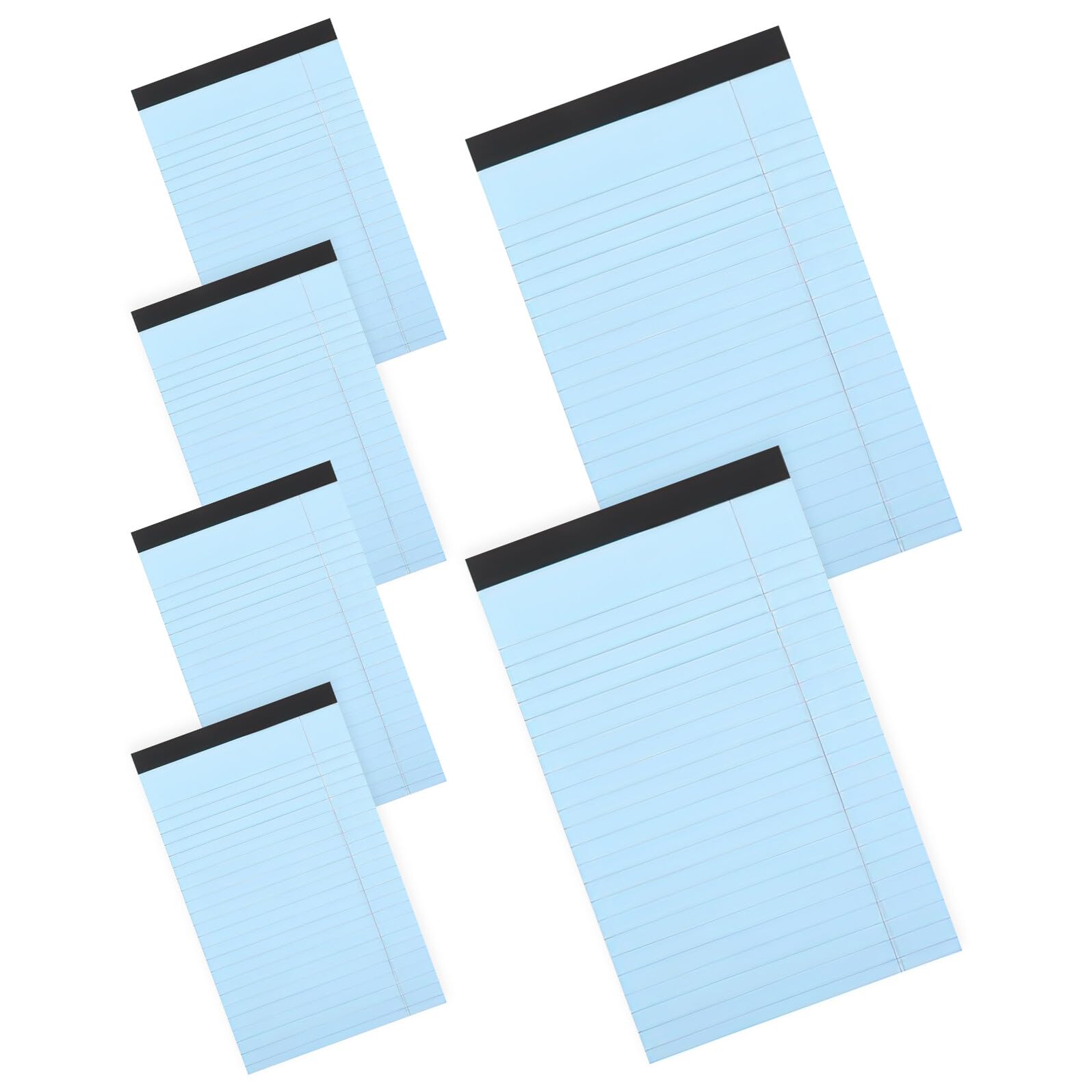Confezione Da 6 Blocchi Blocco Note Tascabile con Pagine Righe Strappabili Taccuino Promemoria Personale per Casa Scuola Ufficio Notebook Stenografia Carta Premium Anti-traccia