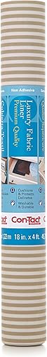Con-Tact Brand - Forro de tela de lujo no adhesivo, 1