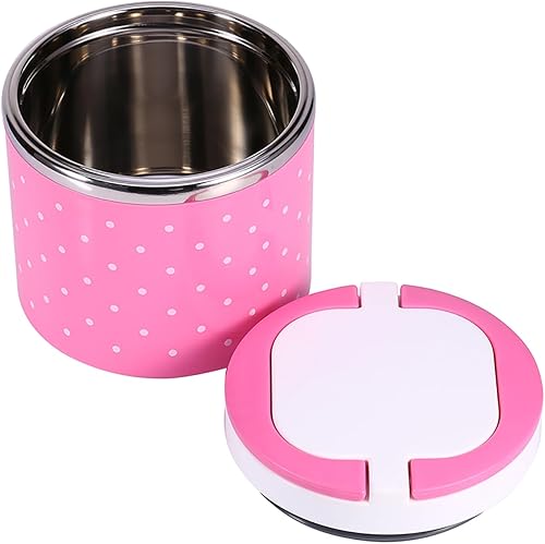 Miniatura 5 de Aramox Caja de almuerzo térmica térmica de 1 capa de aislamiento de acero inoxidable Contenedor de comida Contenedor caliente Bento Fiambrera