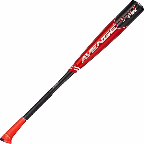 Axe Bat 2023 Avenge Pro Hybrid (-10, 2-58 pulgadas) USA Bate de béisbol, híbrido de 3 piezas, rojonegro disponible en Yaxa Colombia