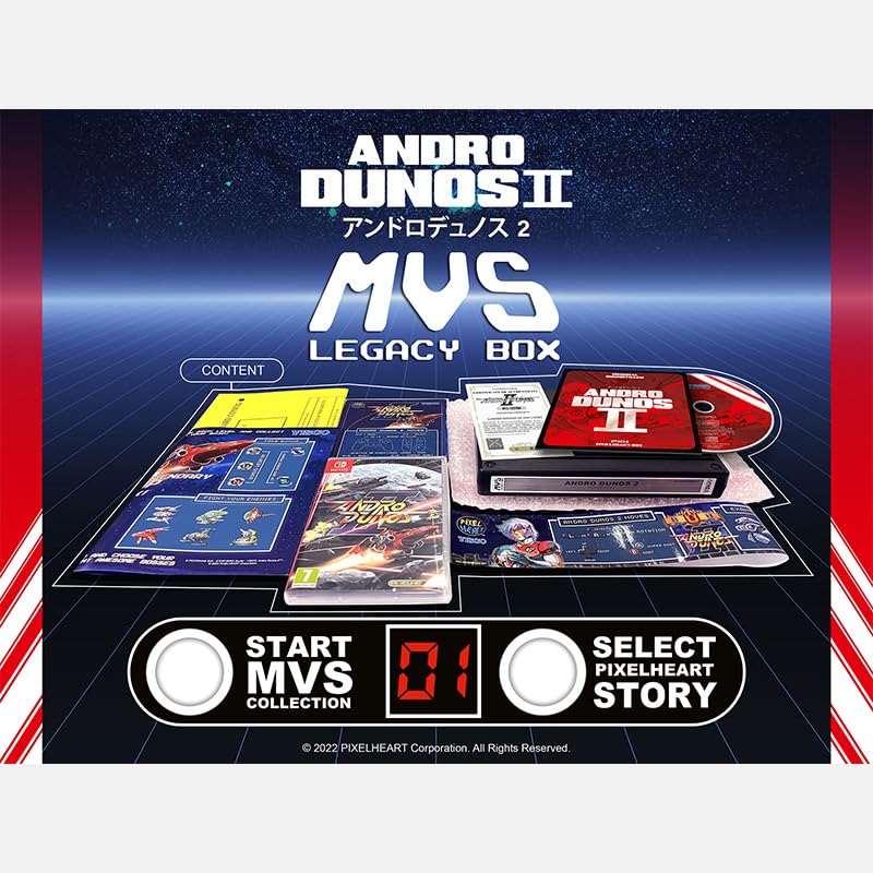 Andro Dunos II MVS Legacy Box Switch édition collector rétrogaming