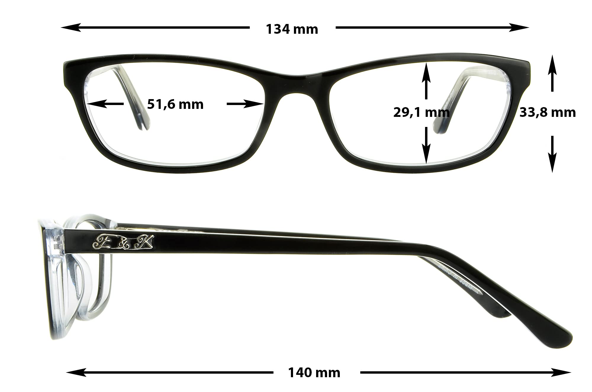 Edison & King Fröhlich Feminine Lesebrille Joy