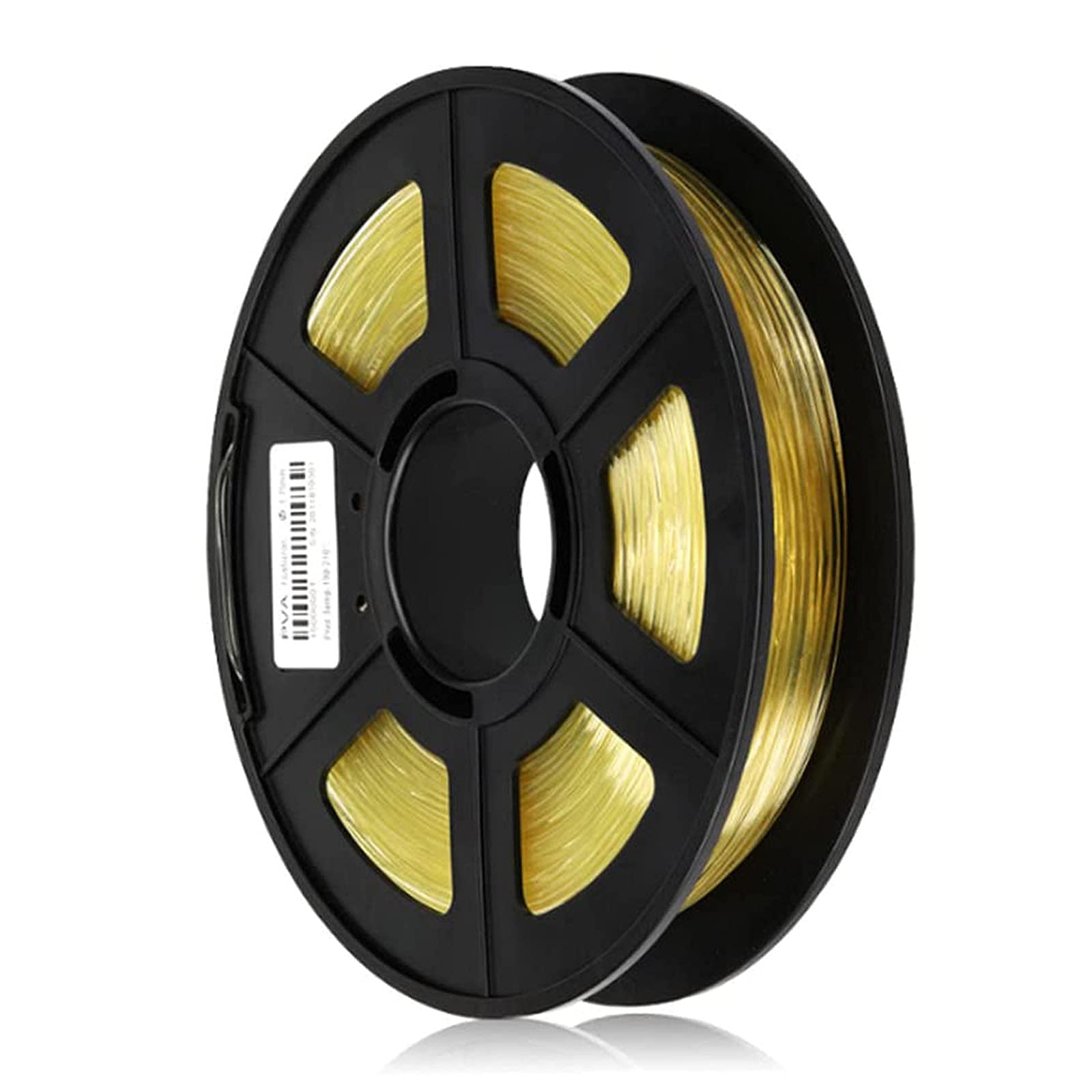 3D-Drucker-Verbrauchsmaterial, PVA-Filament-3D-Drucker-Trägermaterial, Gute Wasserlöslichkeit, 1,75 Mm, 0,5 Kg Bobbin, 170M,Gelb