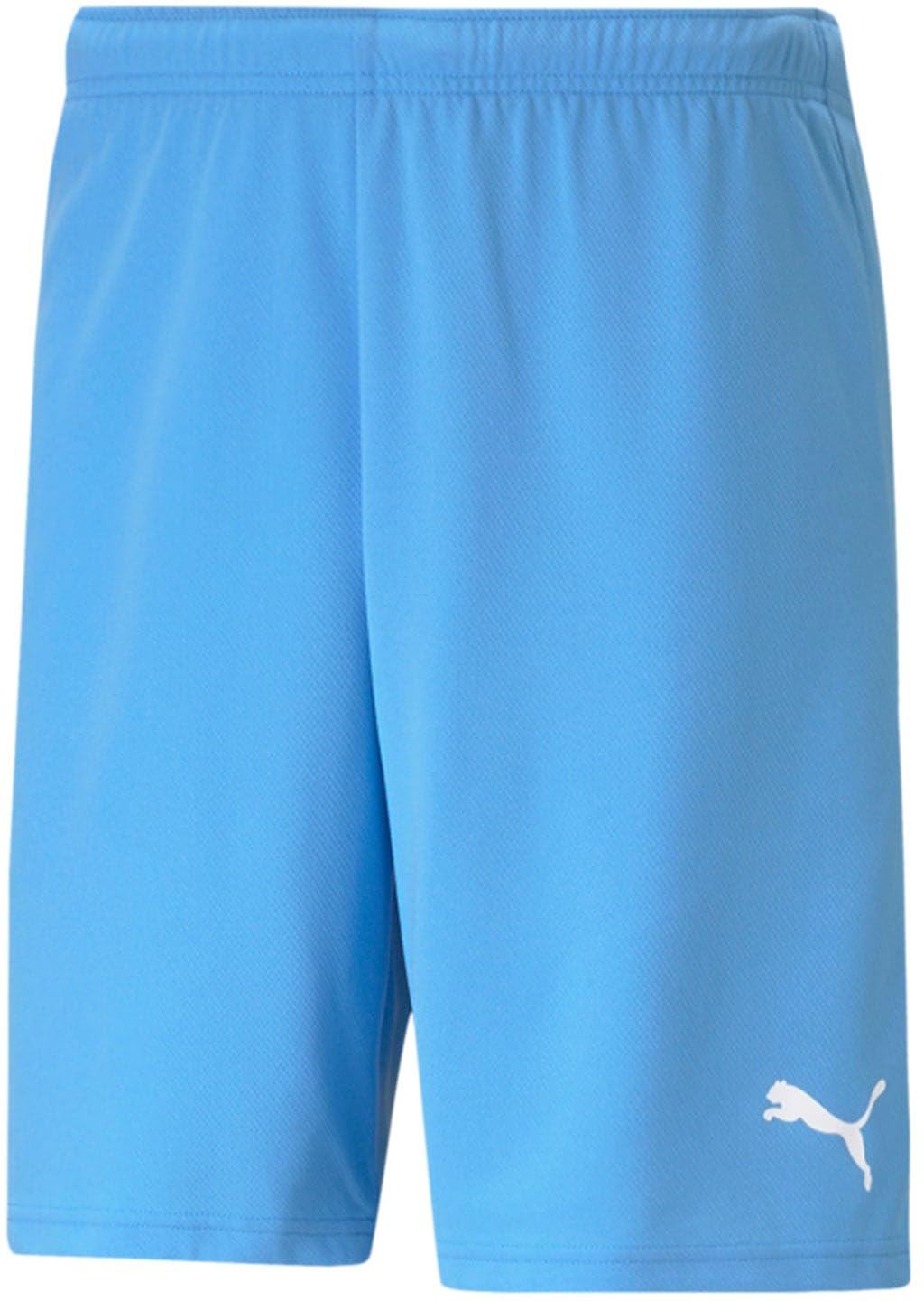 Puma - Mens Teamrise Short, Color Team Light Blue/Puma White, Size: Medium