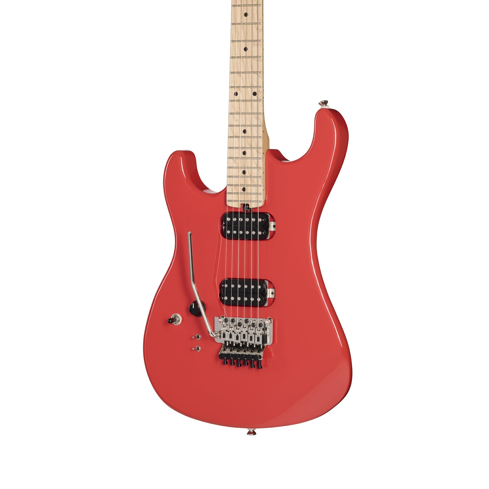 Amazon.com: Kramer 84 HH Lefty Maple Neck Floyd Rose, Radiant Red