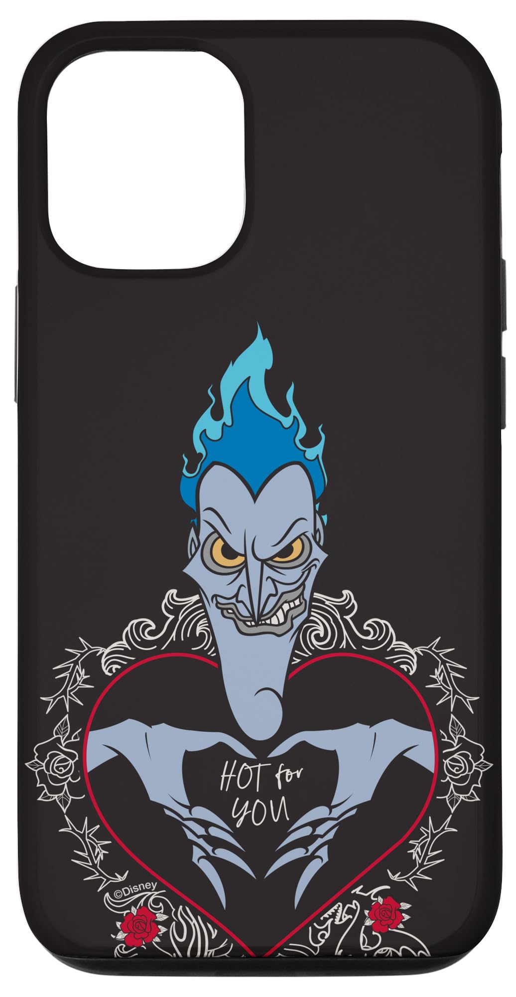 Custodia per iPhone 12/12 Pro Disney Villains Hades Hercules Hot For You San Valentino