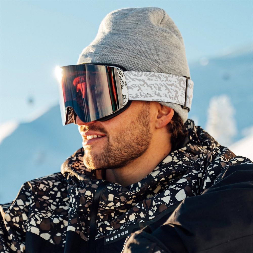 Occhiali da sci alla moda da uomo e da donna, ad alta definizione, antiappannamento, antivento e con protezione UV.