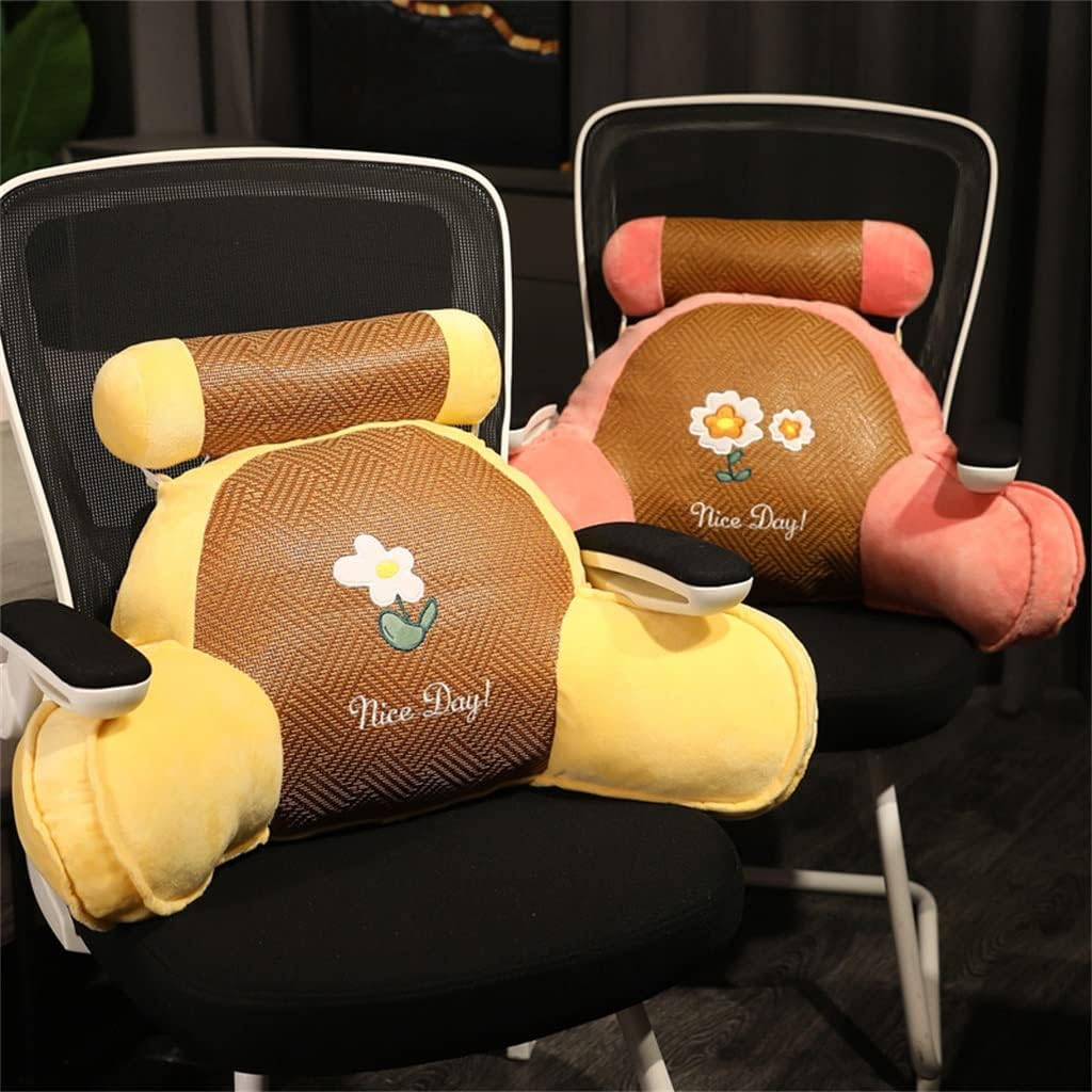 Lumbar Pillow Mat Cushion Office Sedentary Seat Sofa