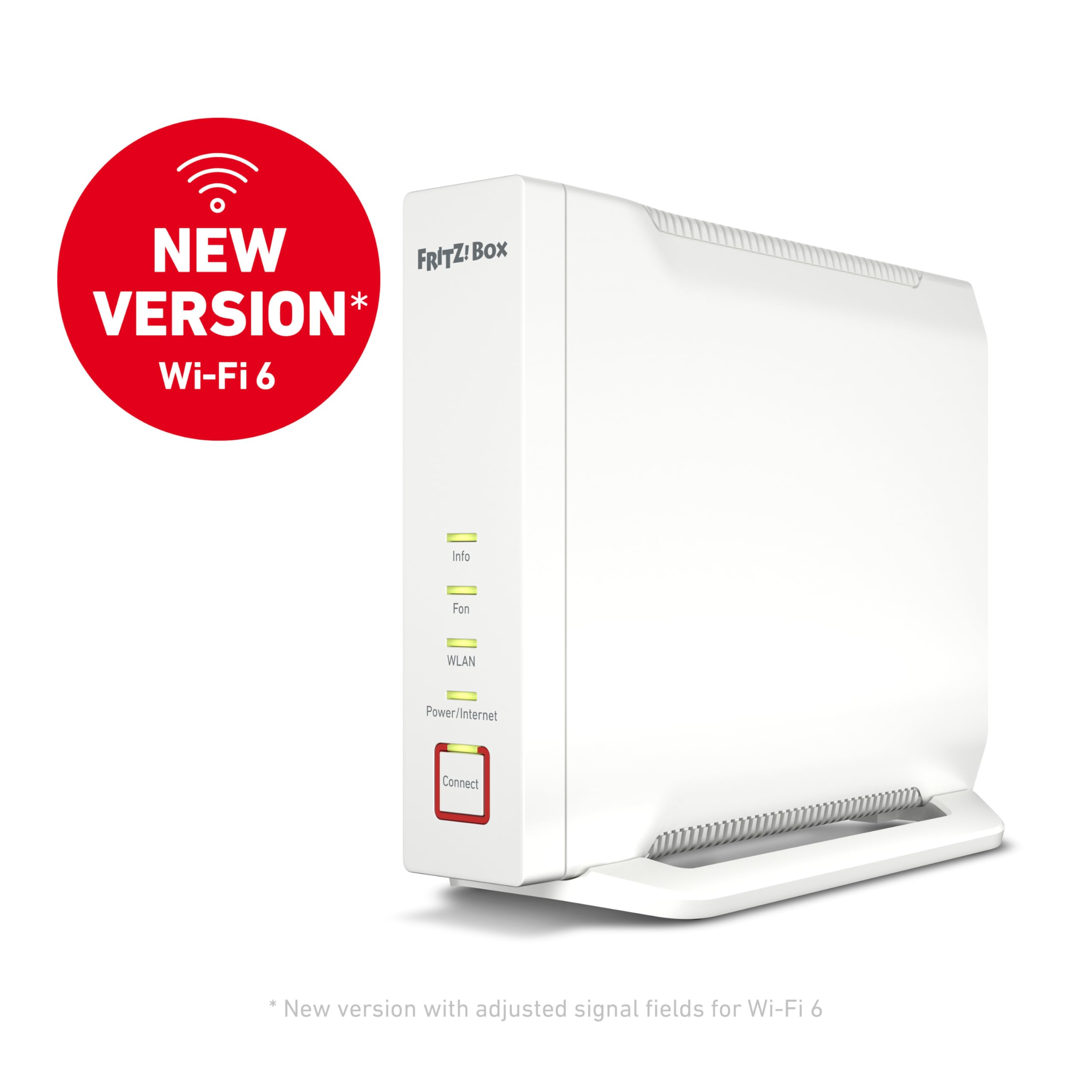 AVM Box 4060 Edition International, Router Wi-Fi 6 Tri Band Fino A 6.000 Mbit, S, Wan A 2.5 Gb, 3X Lan Gb, 1X Usb, Access Point, Mesh, Base Dect, Media Server, Interfaccia In Italiano, Bianco