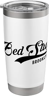 Bed Stuy Brooklyn NYC Script Suitable for Men Women. Stainless Steel Insulated Tumbler