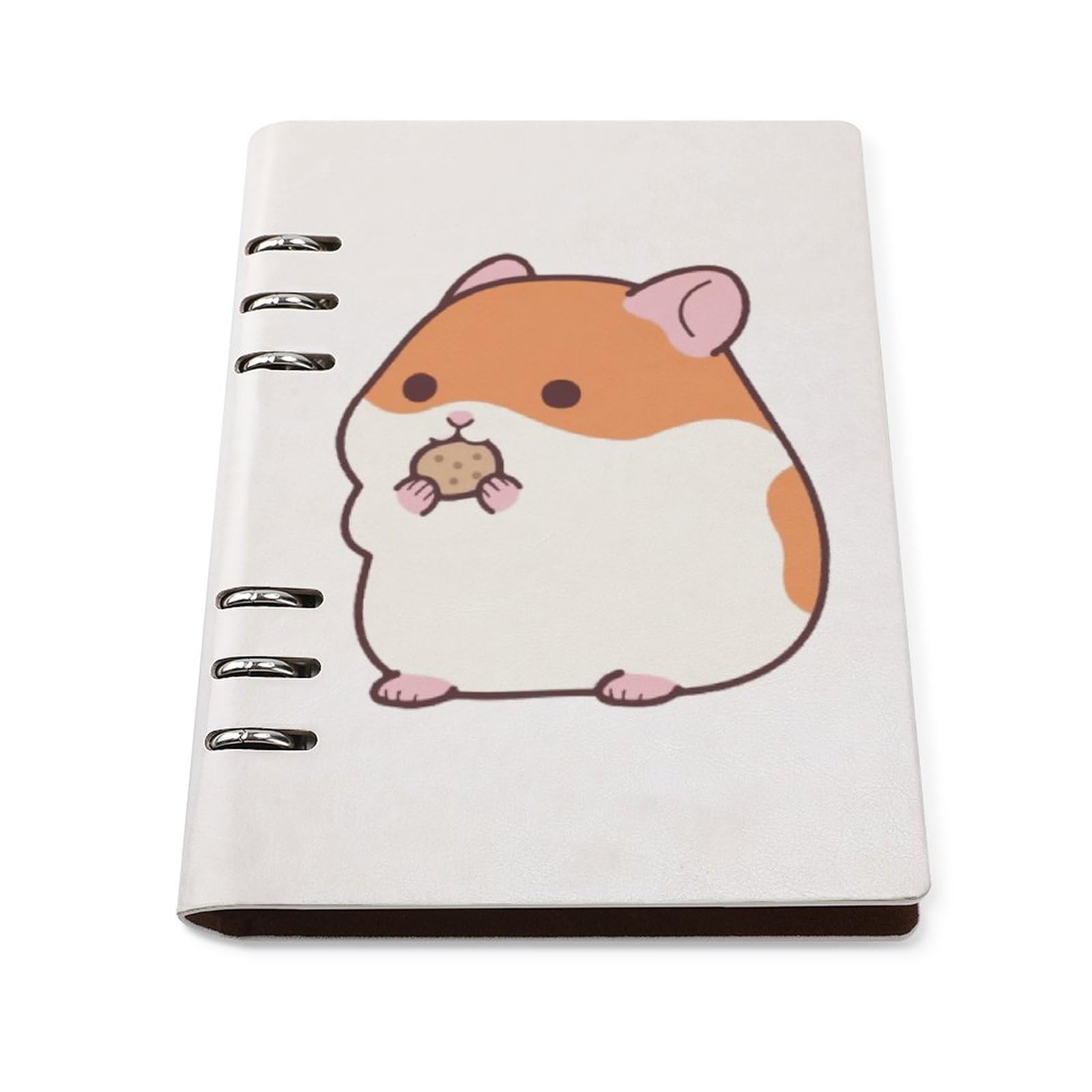 Amazon | ノート システム手帳 かわいい ハムスター PU レザー リング