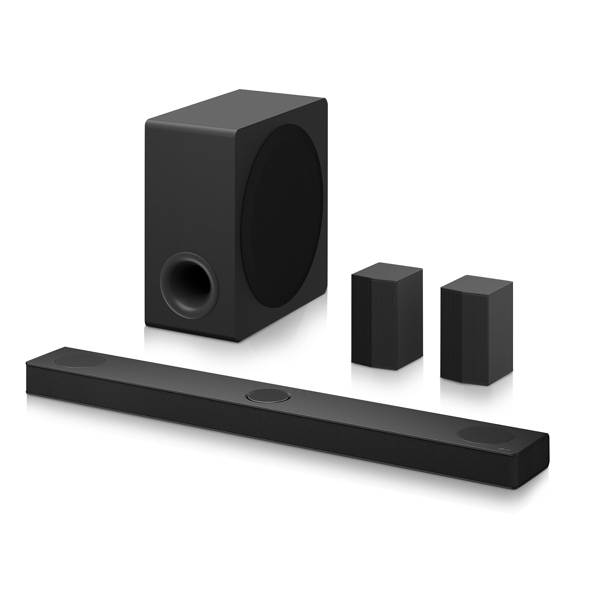 LG S80TR - Smart Sound Bar, 580W Power and 5.1.3 Channels, Wireless Rear Dual Speakers, 3 Vertical Speakers, Dolby Atmos and DTS:X Surround Sound, Hi-Res 24bits/96kHz