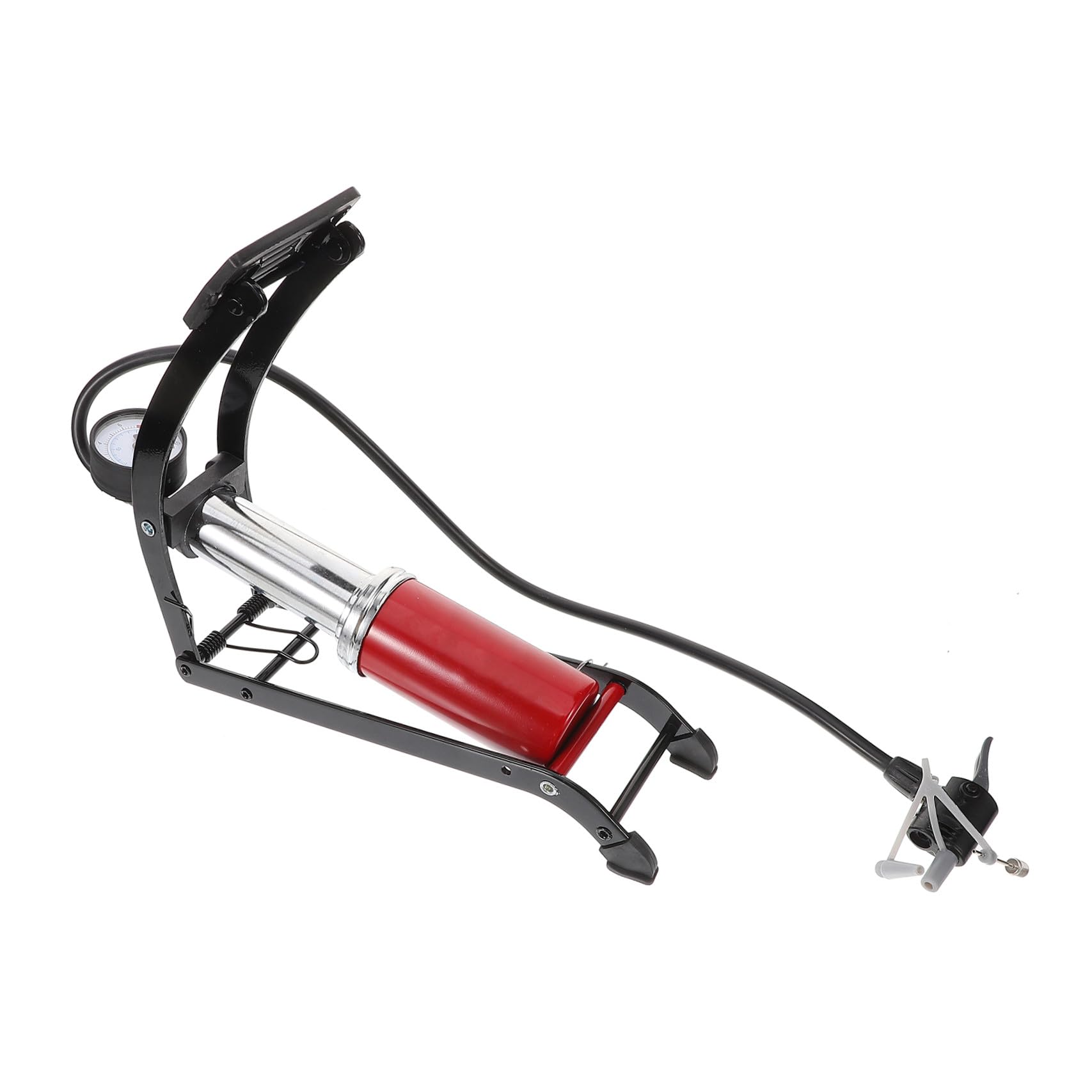 ifundom Bomba de Bicicleta de Hierro Compacta Alta Presión para Neumáticos y Balones, Inflador Portátil Adecuado para Ciclismo y Uso Doméstico