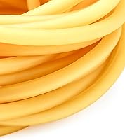 Vista 3 de QWORK 33FT 3/8" OD 1/4" ID Natural látex caucho tubo DIY tubo para el hogar, laboratorio