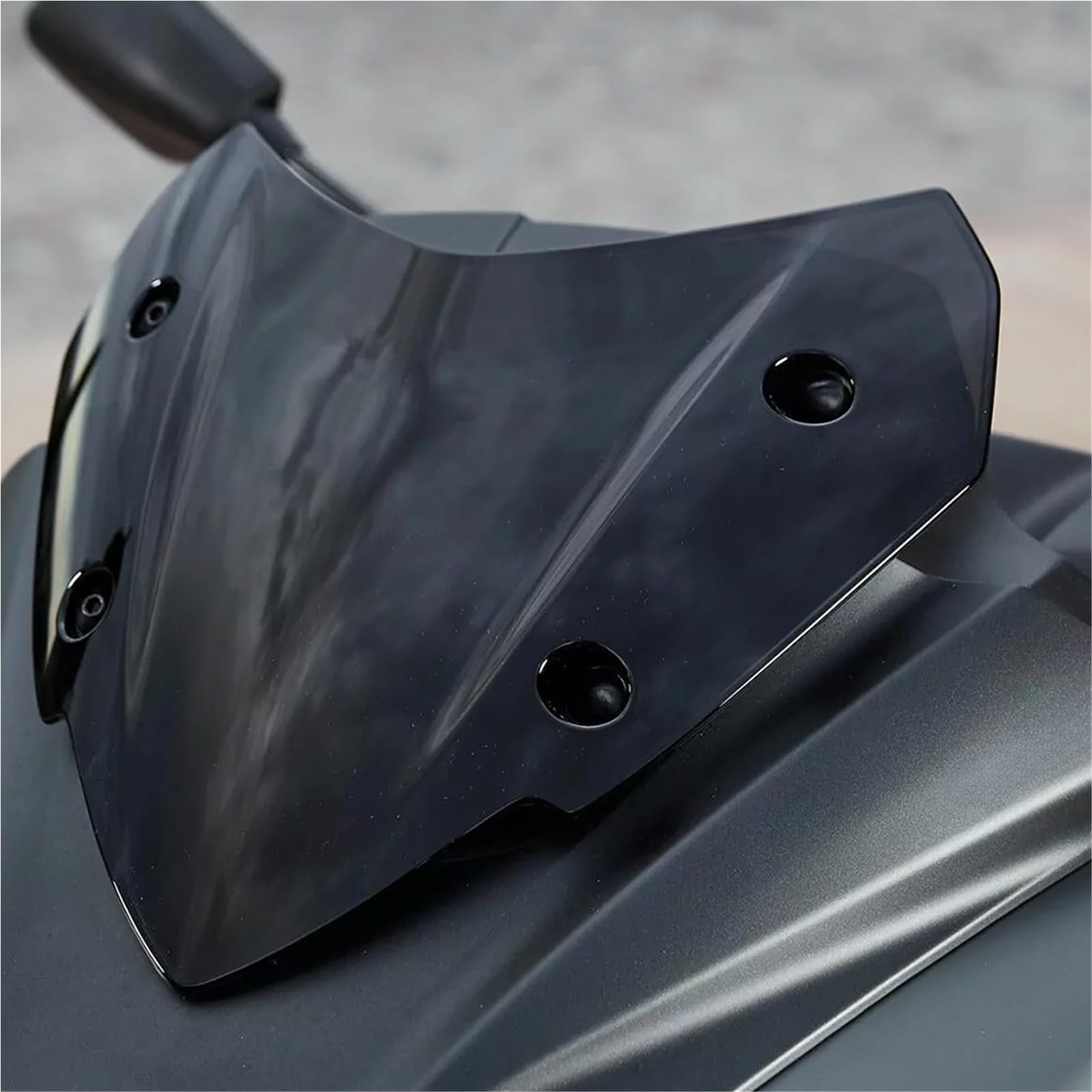 Deflektor motocykla Osłona przednia szyby motocyklowej, deflektory wiatru Viser Visor pasujące do YAMAHA Tricity 300 Tricity 300 2020-2025 spojler przedłużający szyba przednia(Black)