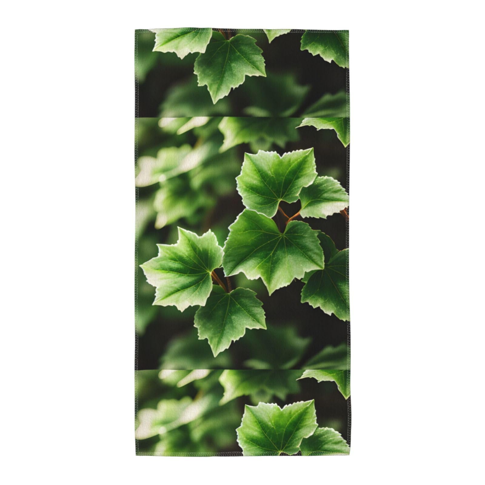 Oazcvbnn Unisex Black Ivy Blossoms Tree Print Extra Long Beach Towel Soft Comfortable Quick-Dry Gym Hiking Picnics Swimming