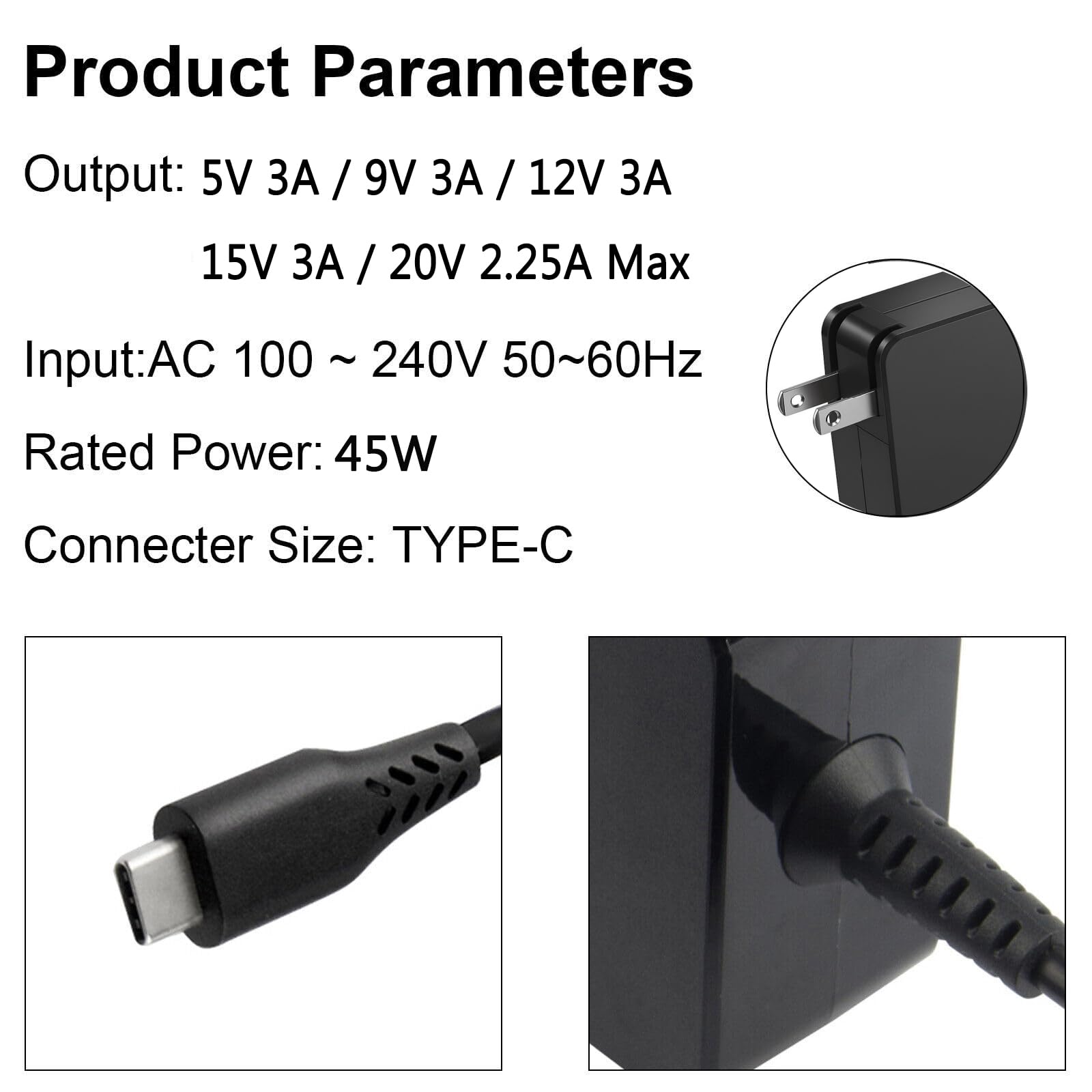 Amazon.com: PowerHOOD 45W USB-C Charger Compatible with ASUS