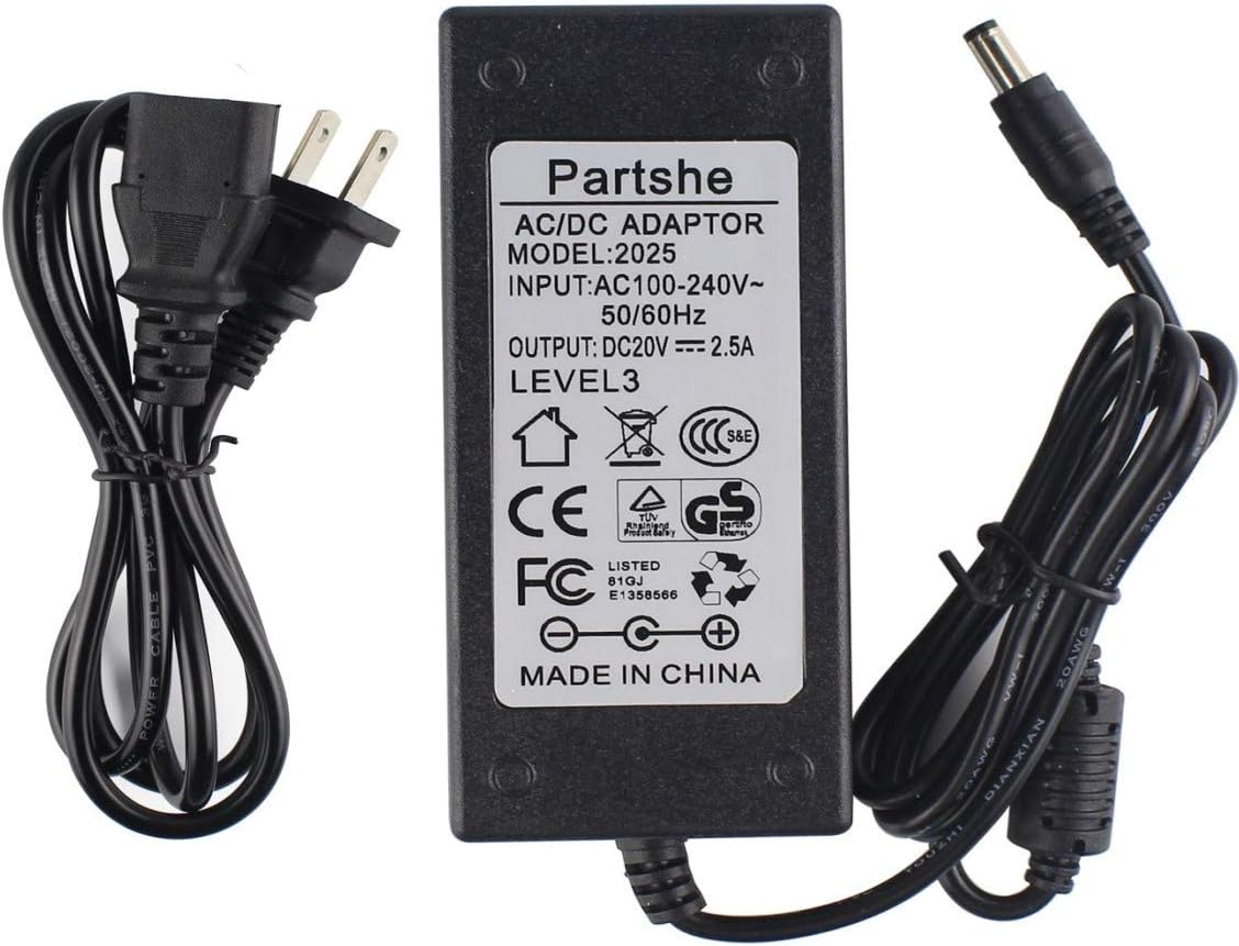 PARTSHE For Zebra AC Adapter Charger Power Supply Zebra Eltron TLP2844 TLP LP 2844 2824 GC420 GC420T GC420d Label Printer