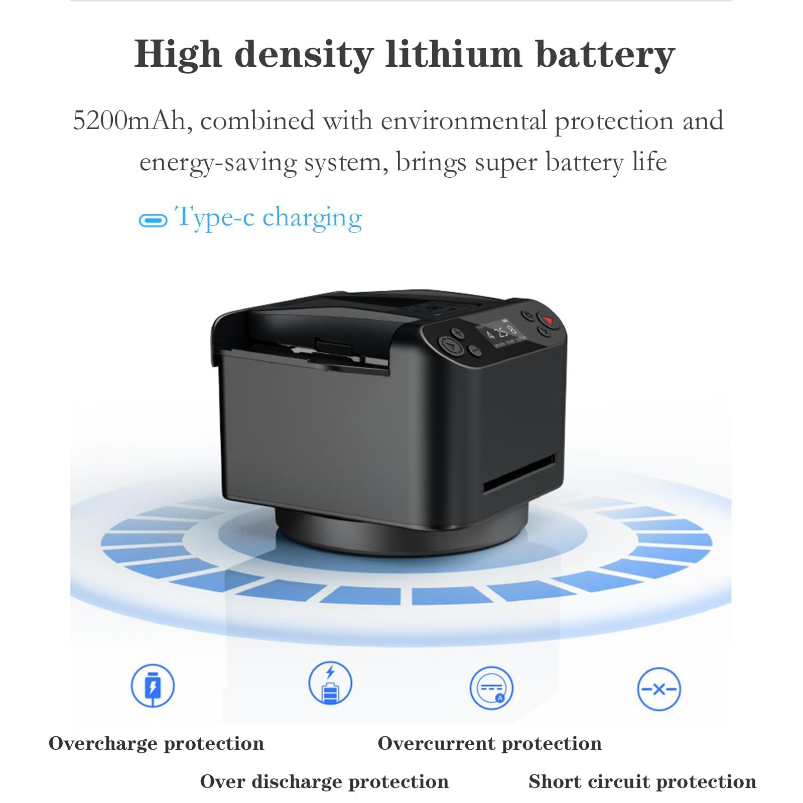 Rivenditore di carte e Shuffler 2 in 1 con rotazione a 360 gradi, 4 pulsanti wireless, ricaricabile per giochi di carte