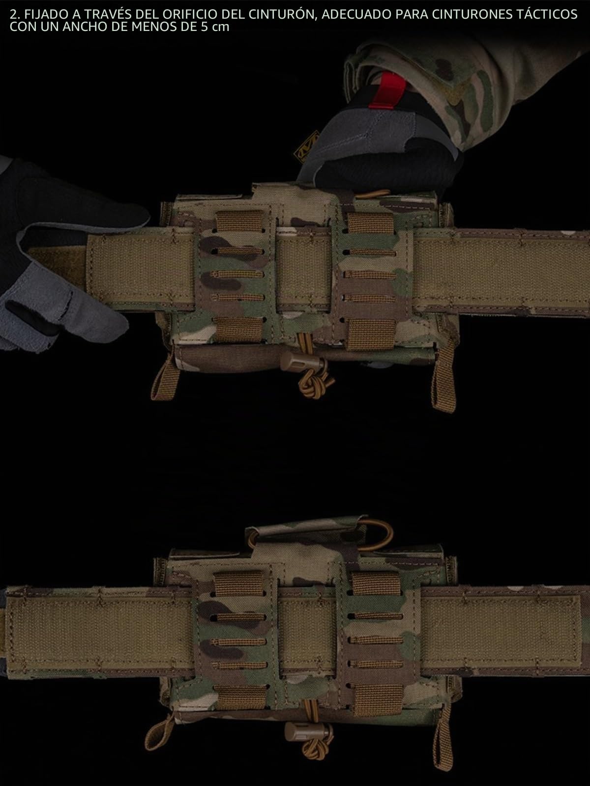 BotiquíN de Primeros Auxilios Compacto de Camuflaje V3, Bolsa TáCtica IFAK, Sistema de Dos Piezas para BotiquíN de Emergencia