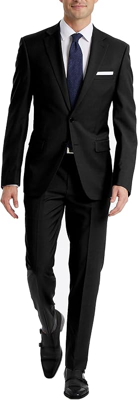 Calvin Klein Pantalones de vestir ajustados para hombre