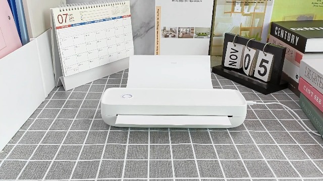 GuKKK Mobiler A4 Thermodrucker - Kabelloser Bluetooth Drucker Für Unterwegs