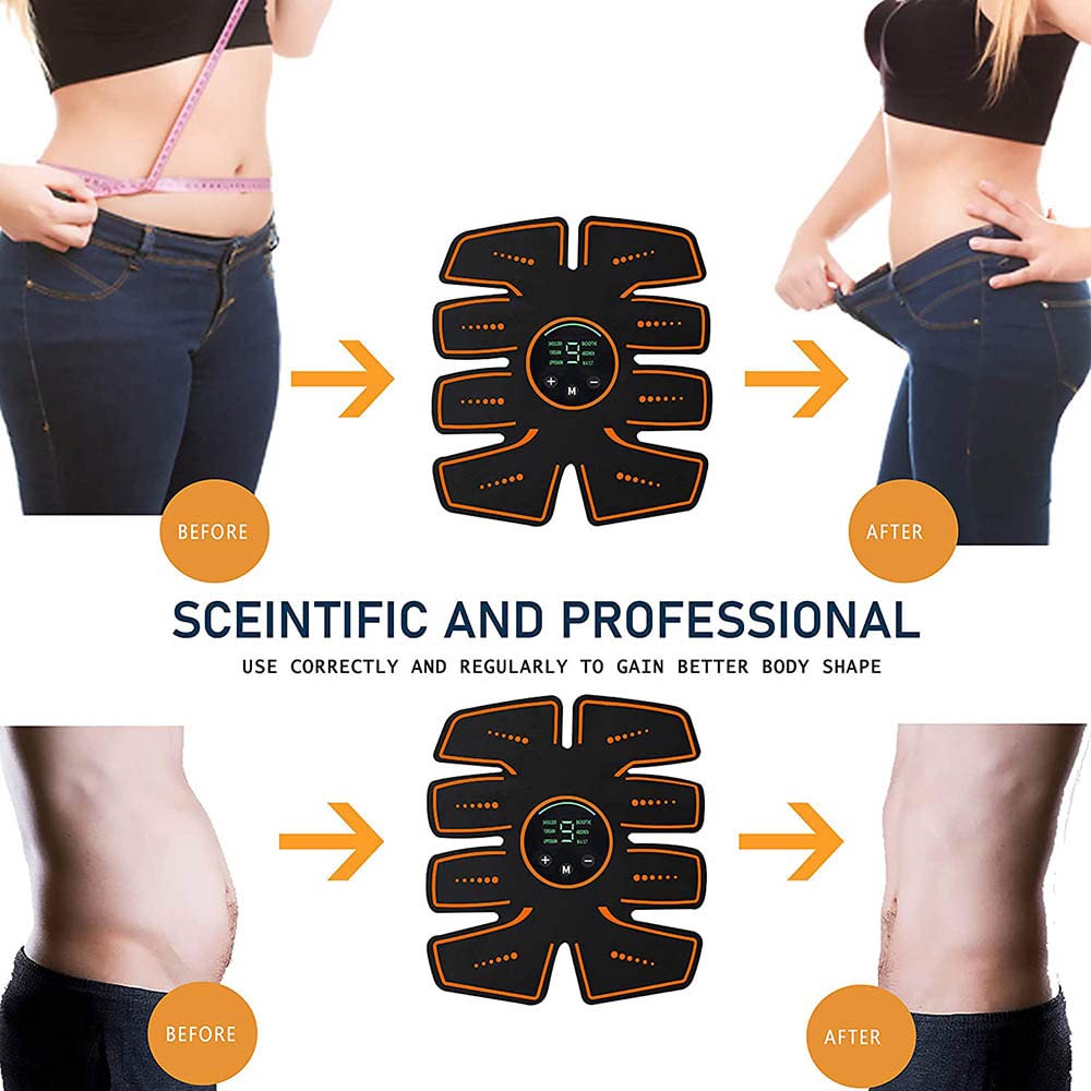XININ 6Modes Estimuladores Entrenador De Cadera Abdominales Entrenador Muscular Estimulador De Músculo Hogar EMS Equipo De Fitness Abdominal Brazo De Pierna Toner