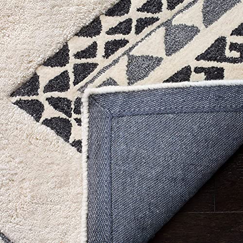 Image of Modern Handmade Woolen Carpet for Living Room Bedroom and Hall Size 9 x 12 Feet Color Multi